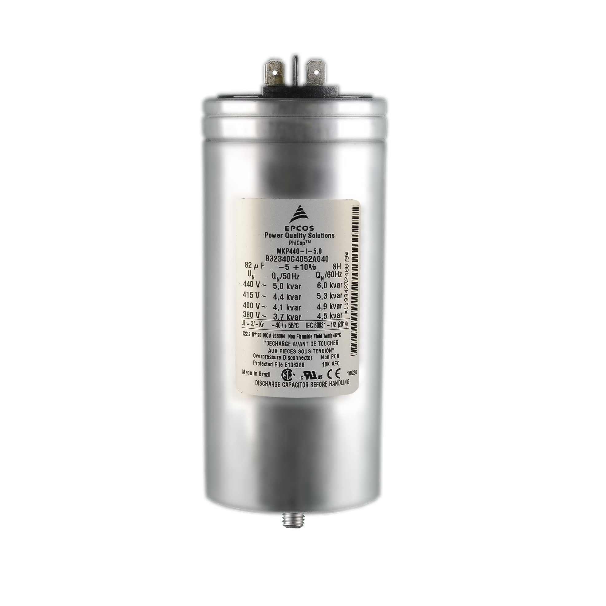 Capacitor Phicap Modulo 440v